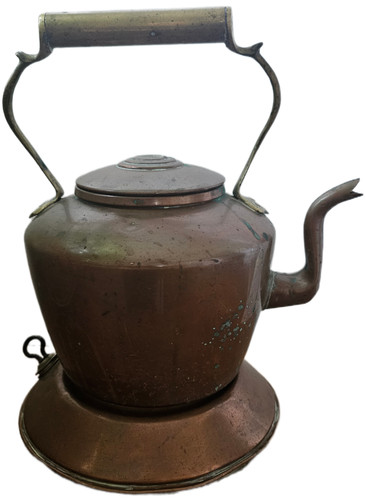 Antique copper kettle - antique, &