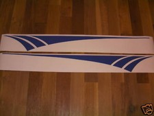 2  UNIVERSAL MOTORHOME CARAVAN STRIPES DECALS graphics