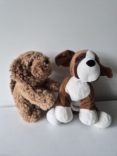 Poodle plush puppy - poodle, set