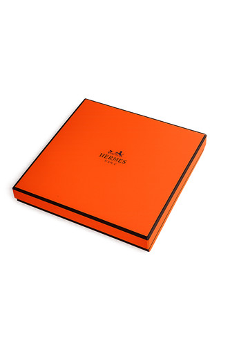 Hermes orange gift box empty - gift,