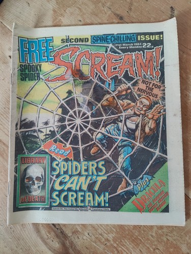 Scream comic march 1984 - scream,