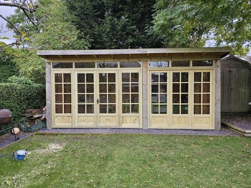 Doors for summerhouse log - ,