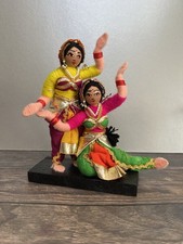 Vintage Indian Folk Art Dolls