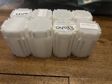 8 x Empty 1oz Silver Copper Round Bullion Plastic Tube Coin Capsules Holder