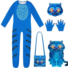 Kids Boys Girls Tiger Derpy Costume Fancy Dress Carnival Party Cosplay Outfits