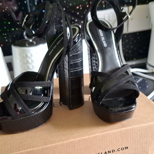 River island black strappy - river,