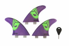 Airush surfing board one set includes 3 FCS fins 1 key kitesurfing kiteboarding 