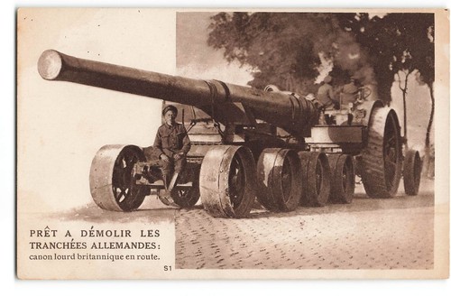 Large british artillery cannon - large,
