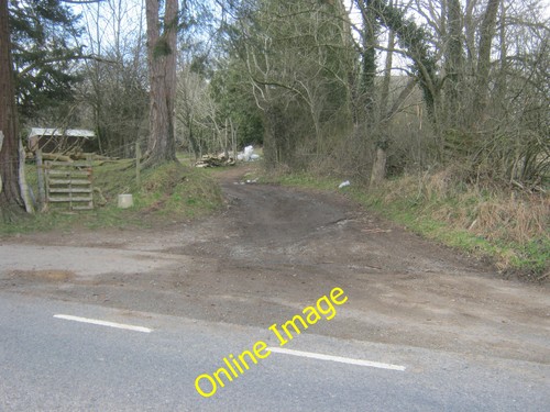Photo 6x4 entrance track - entrance, to