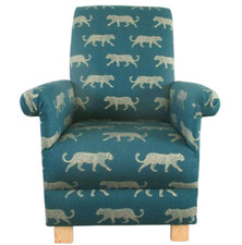 Leopards Fabric Adult Chair