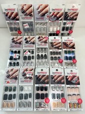 ImPRESS press on false nails -  24/30 Gel Look instant nails - Various Designs