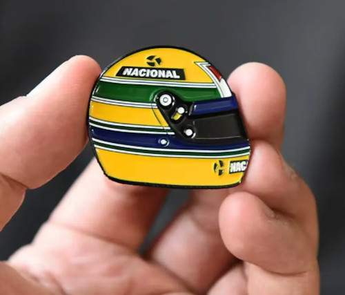 Ayrton senna pin badge aspb1 - ayrton,