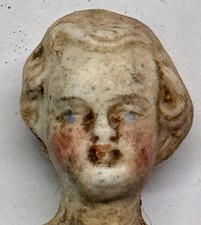 1870’s Very Early Rare BOY Bisque Dolls Head! (K338)