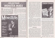 COLLECTING MONSTER MAGS, INCLUDING: FAMOUS MONSTERS OF FILMLAND, SCREEN CHILLS.