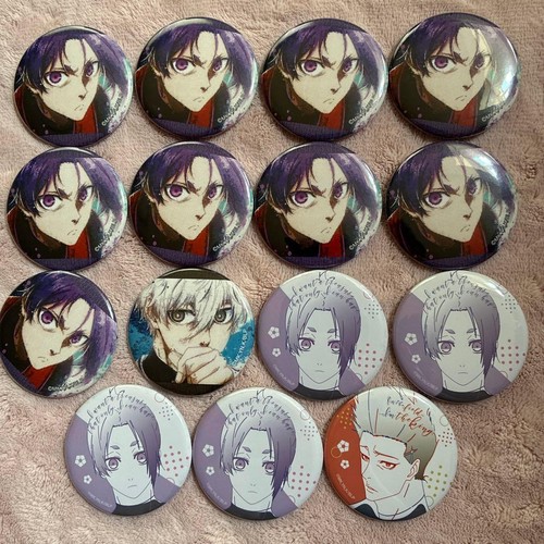 Blue rock can badge set - can,