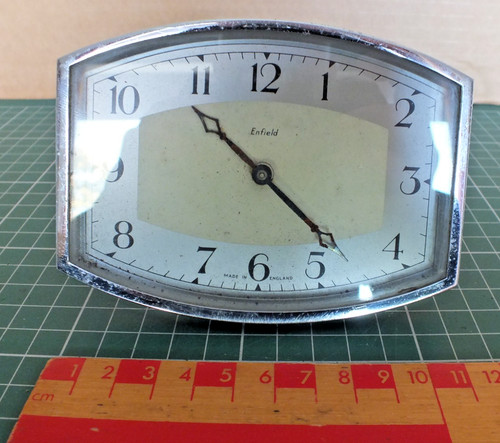 Vintage enfield alarm clock - enfield,