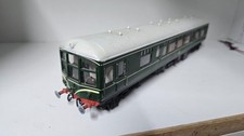 O Gauge 7mm finescale Derby Lightweight single car DMU, BR green. kit built.