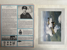 Large Profile Signed WW2 RAF Bomber Command Stirling Pilot Hamish Mahaddie +