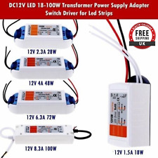 12V Transformers LED Driver AC 240V-DC 12V Power Supply Adapter for Led Strips