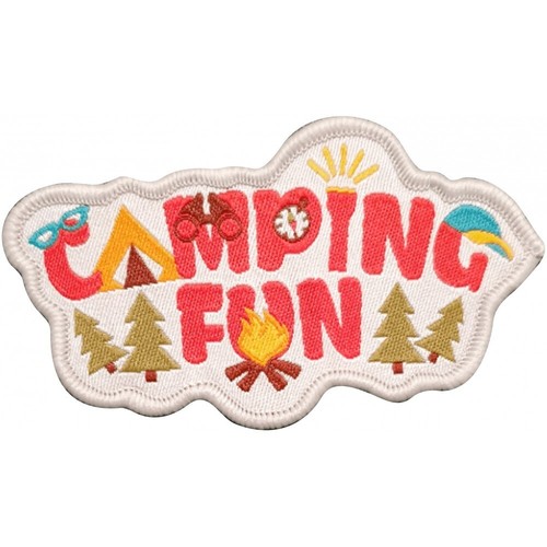 Camping fun badge girlguide - camping,