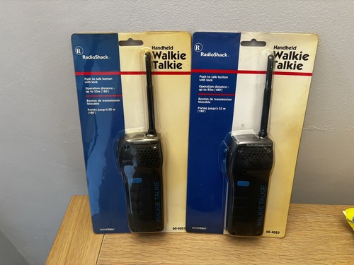 Vintage radio shack walkie - radio,