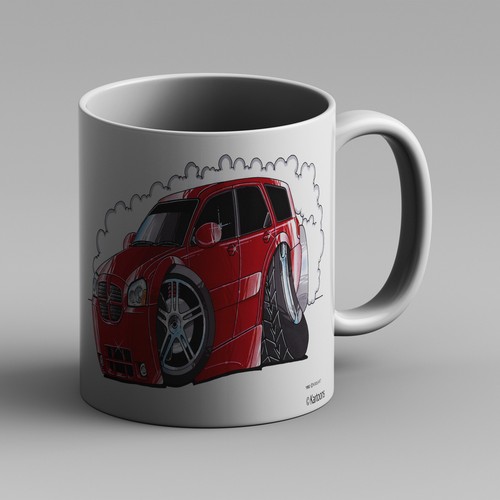 Kartoons koolart mug dodge - kartoons,
