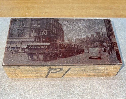 Antique copper wood printing - antique,