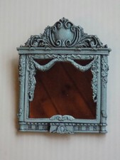 Dolls House Ornate Old Style Mirror 1 / 12th  Scale