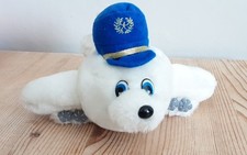 Sabena Airlines White Plush Aeroplane Soft Toy Plane Captain Rare Vintage 7" 