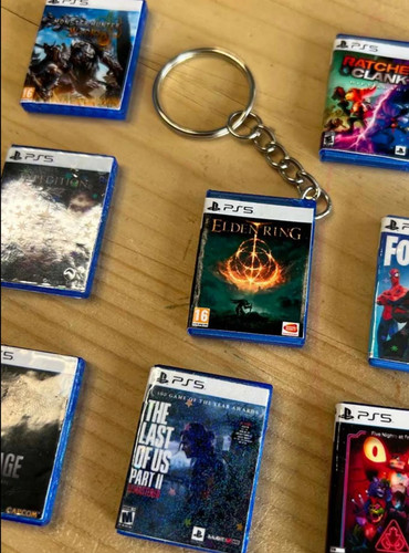 Miniature ps5 keyring the - ps5,
