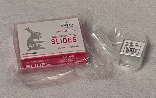Blank microscope slides - 50, x