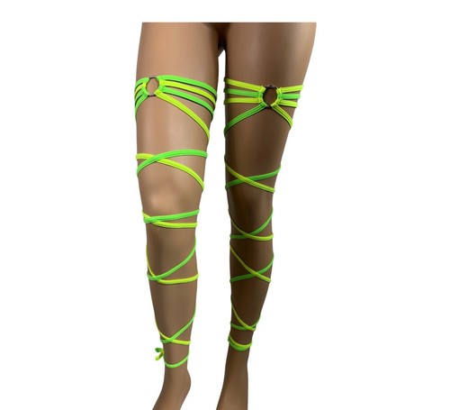 Garter leg wraps neon - wraps,