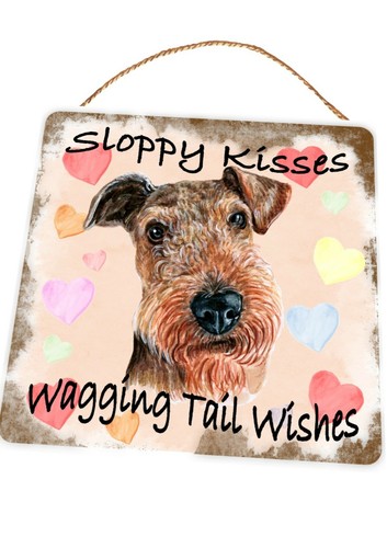 Airedale terrier vintage - terrier,