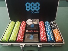 888 Poker Set 300pc Numbered