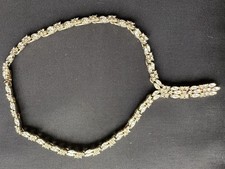 Eternal Necklace and Earring Set Gold Tone with Clear Crystals Gift Boxed