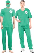 Adults Unisex Green Doctor's