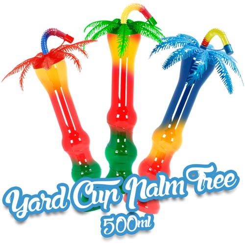 Yard cups slush cup palm - cups,,