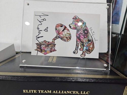 Brainwash postcard signed - mr.,