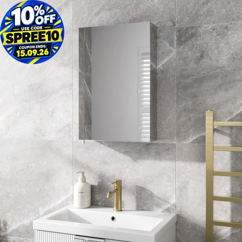 Single door bathroom mirror - single,