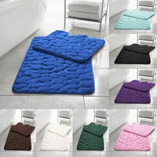 Luxury Pebble Bath Mat Set 2