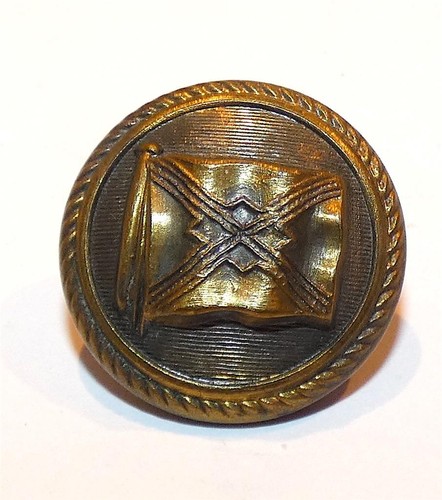 Antique shipping button - antique,