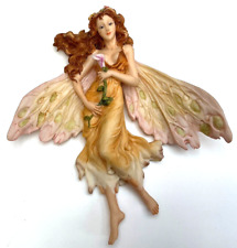 Shudehill Hand Painted Fairy Wall Hanging Plaque Figurine Signed by Artist