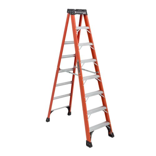 Fiberglass step ladder - fiberglass,