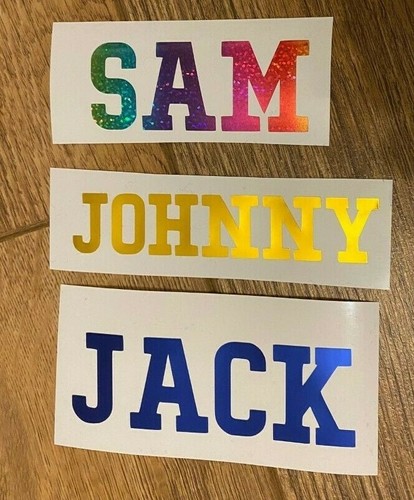 Vinyl name stickers labels - stickers,