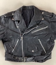 Vintage Leather Biker Jacket
