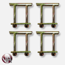 Lashing Cleat Underfloor SWL 2.5T  Tie Down Truck Lorry Dropside Trailer x 4pcs