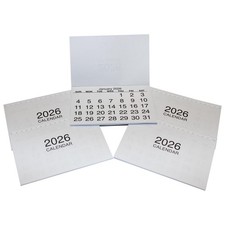 2026 Mini Calendar Tabs Month to View Offices Classrooms Kids Crafts 5, 25 or 50