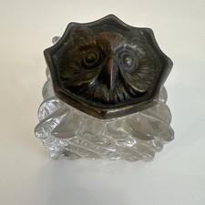 Vintage Crystal & Cast Brass