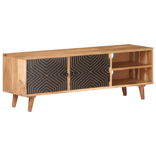 Solid acacia wood cabinet - acacia,