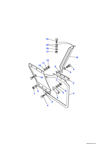 Land rover rear mudflap - land,